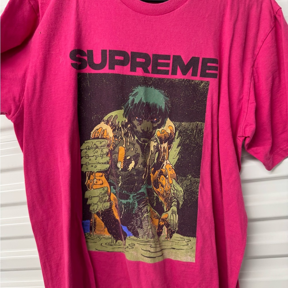 MENS LARGE SUPREME RONIN TEE PINK SS23T10 PINK